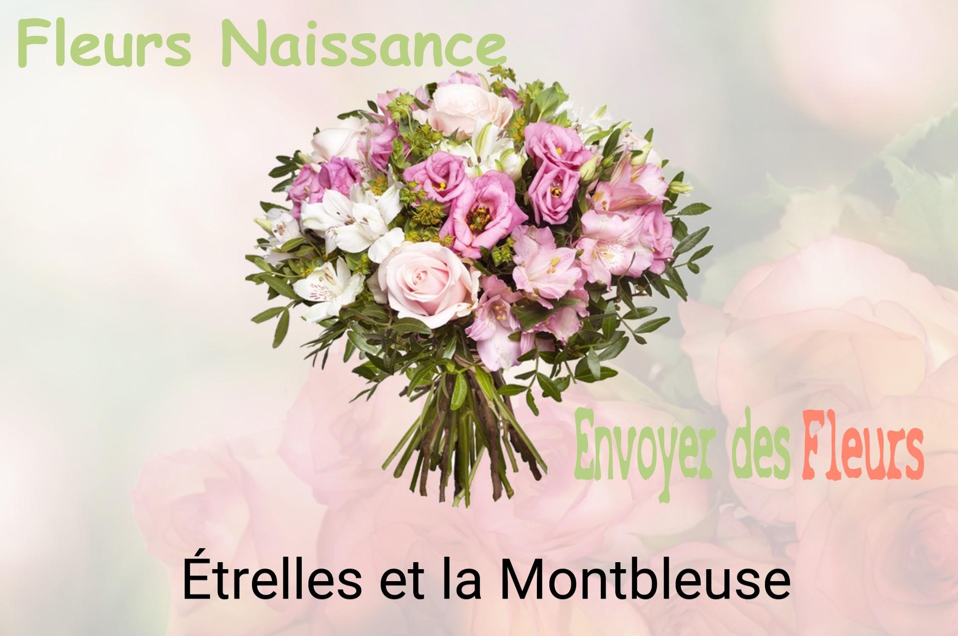 Bouquet de fleurs de naissance livré à Étrelles-et-la-Montbleuse