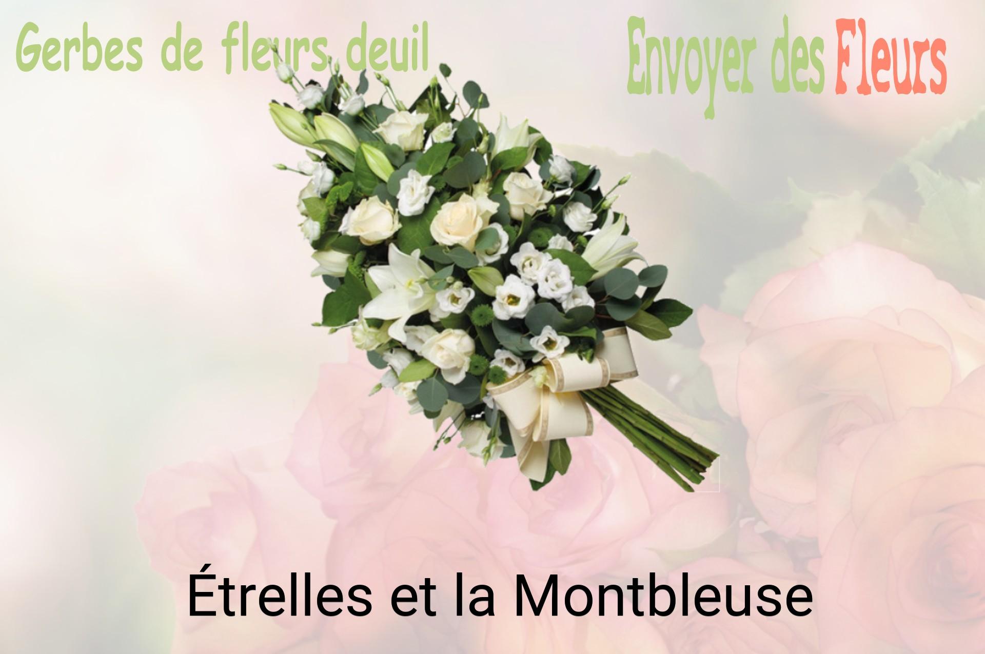 Gerbe de fleurs de deuil livrée à Étrelles-et-la-Montbleuse